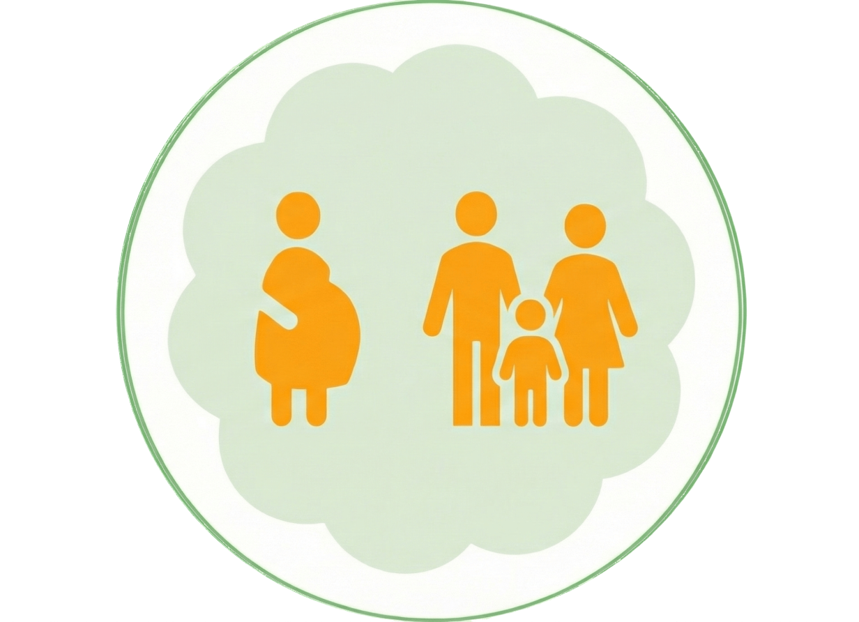 Pregnancy and Family Nutrition Icon